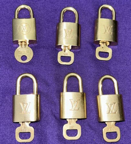 USA SELLER POLISHED One Authentic Louis Vuitton Gold Lock 